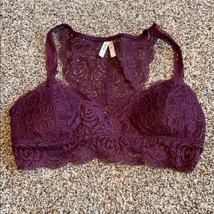 Maroon Bralette